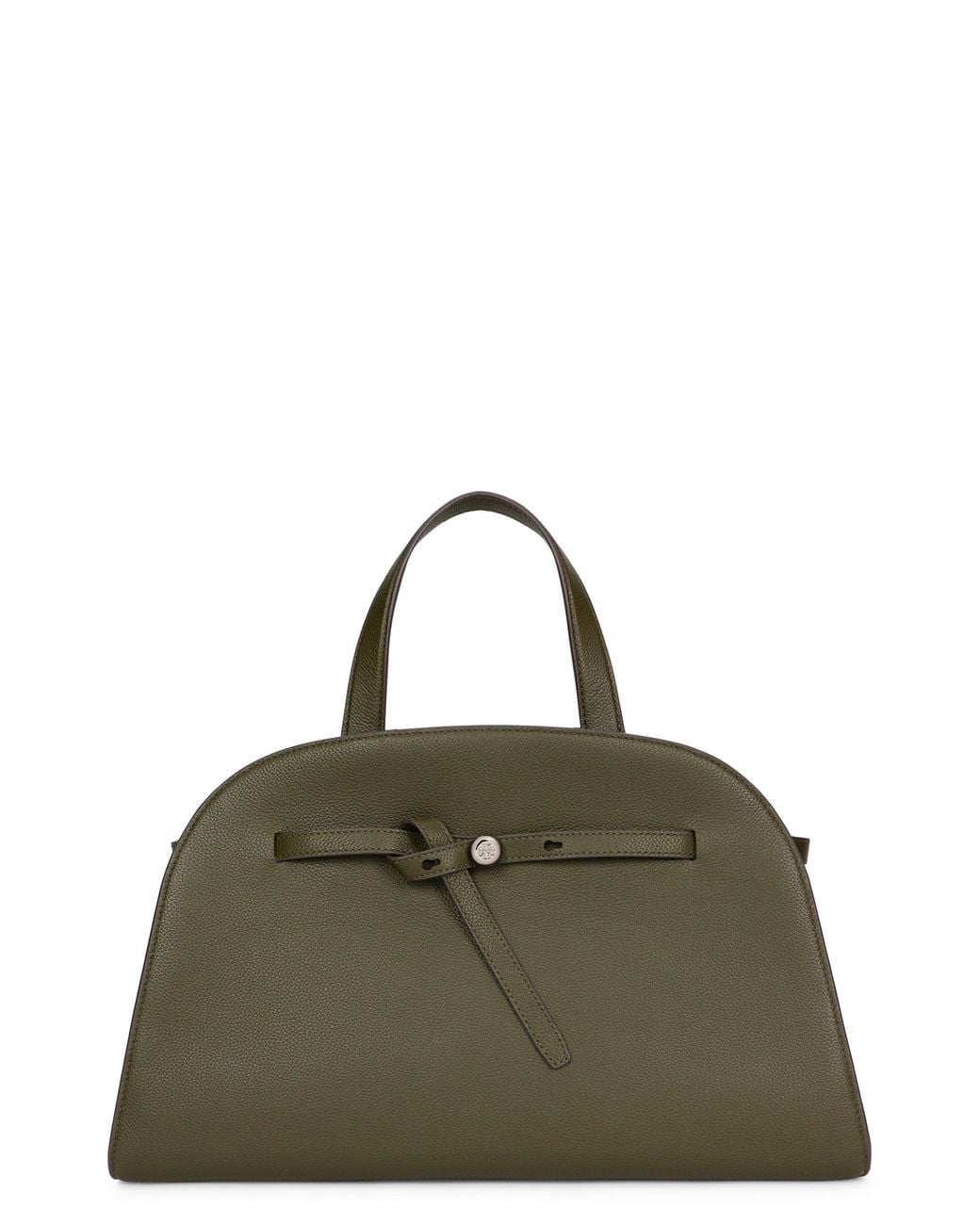 Tory Burch Green Romy Travel Handbag With Top Handles & Shoulder Strap, 25 Cm X 41 Cm X 13 Cm