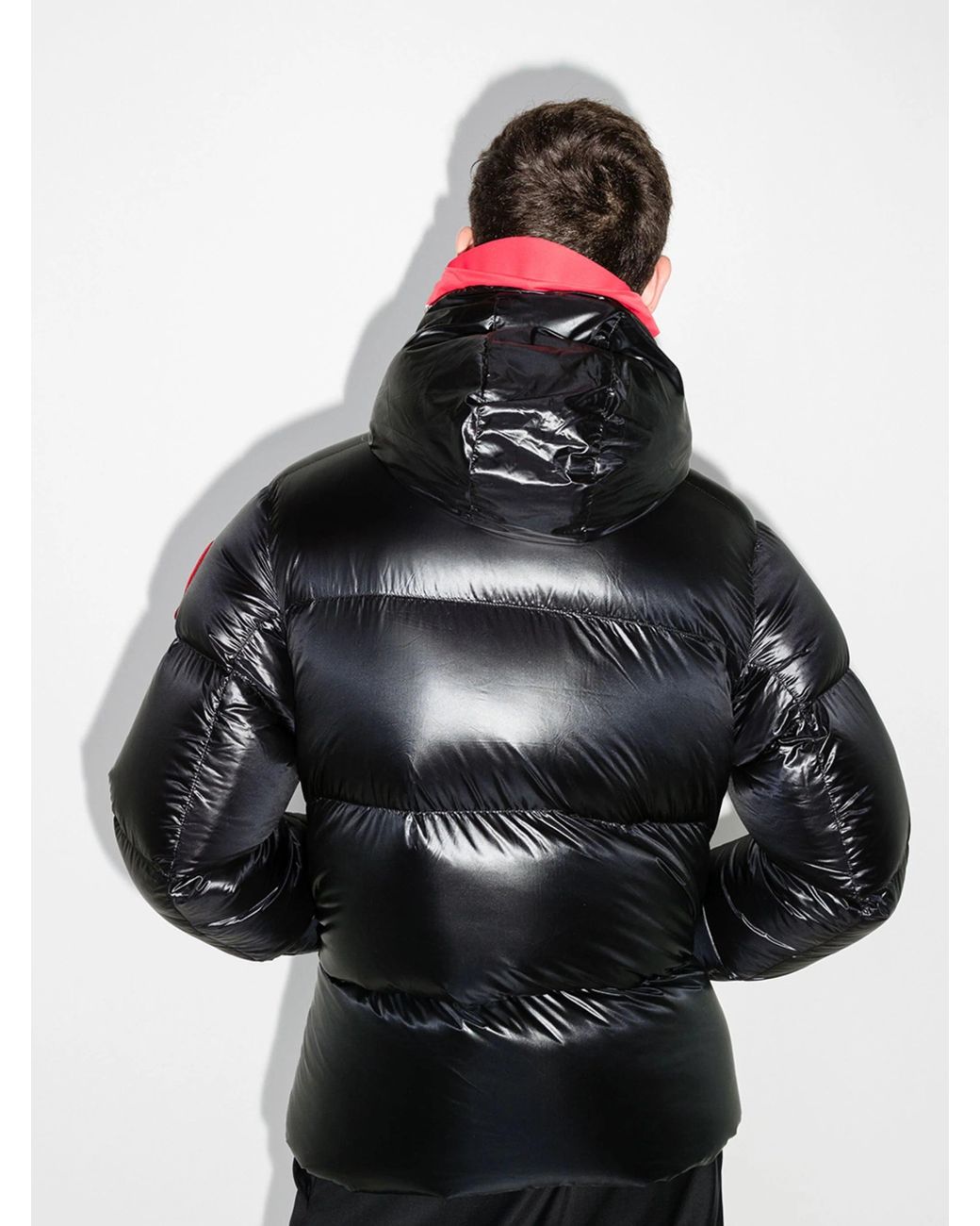 Canada Goose Black Crofton Down Jacket for men