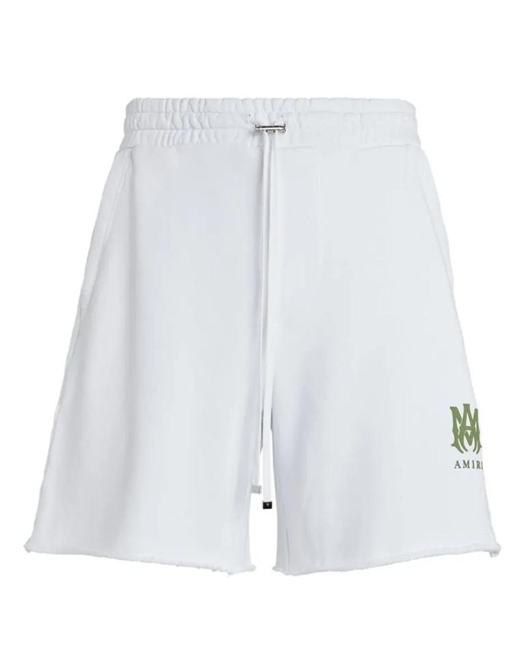 Amiri White Ma Logo Sweatshorts for men