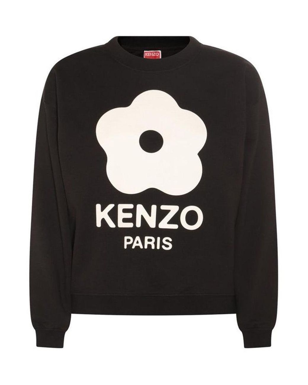 【Kenzo】 Boke Flower Sweatshirt Black Kenzo Boke Flower Men's Oversized Hoodie Black FE65SW2274MT