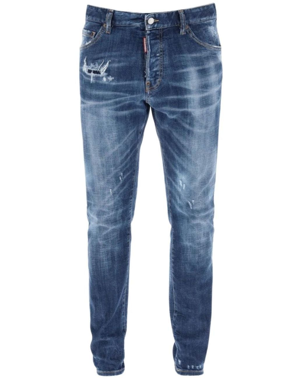 DSquared² Blue Light Distressed Cool Guy Jeans for men