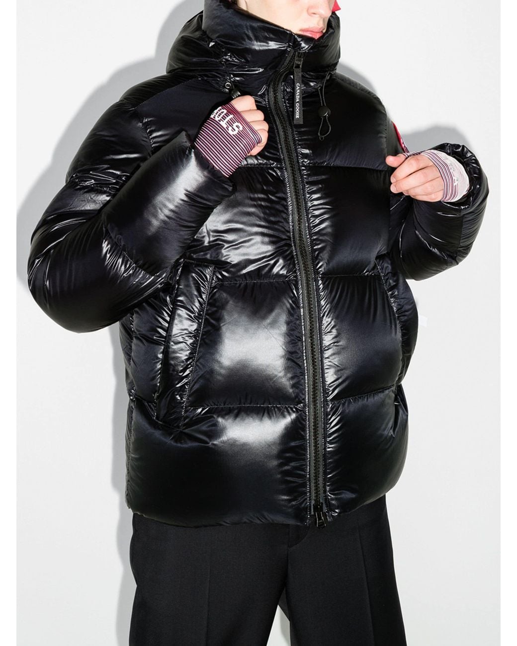 Canada Goose Black Crofton Down Jacket for men