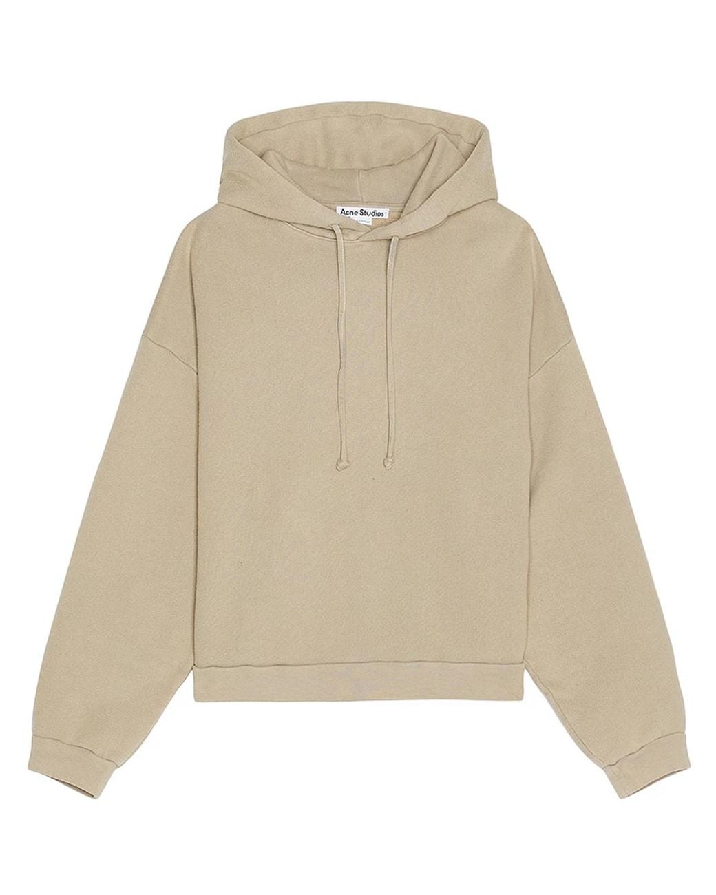Sweater Making Machine Acne Studios Hooded Sweater in Natural for Men | Lyst