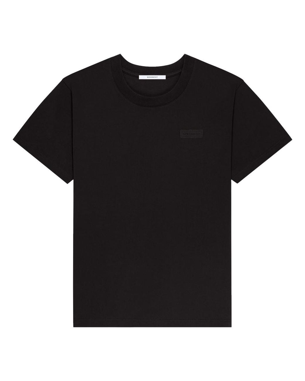 Givenchy Black Logo Patch T-Shirt for men