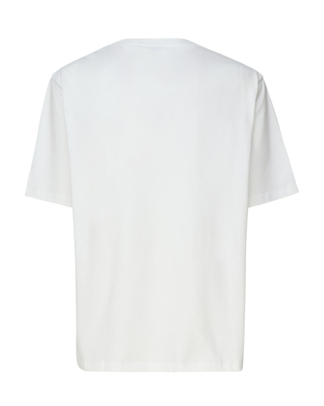 Loewe White Anagram Embroidered T-Shirt for men