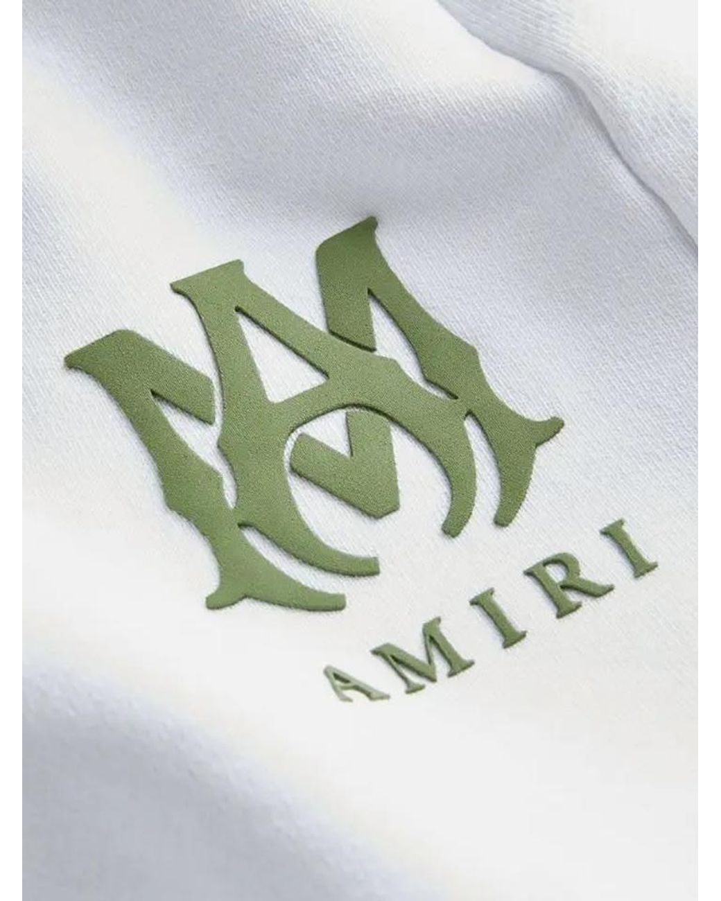 Amiri White Ma Logo Sweatshorts for men