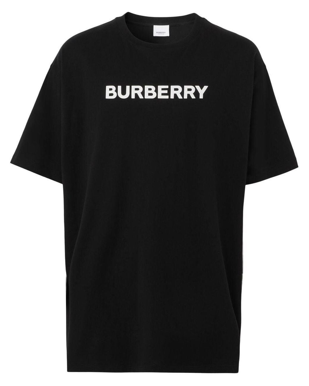 Burberry Black Oversized Logo T-shirt for men
