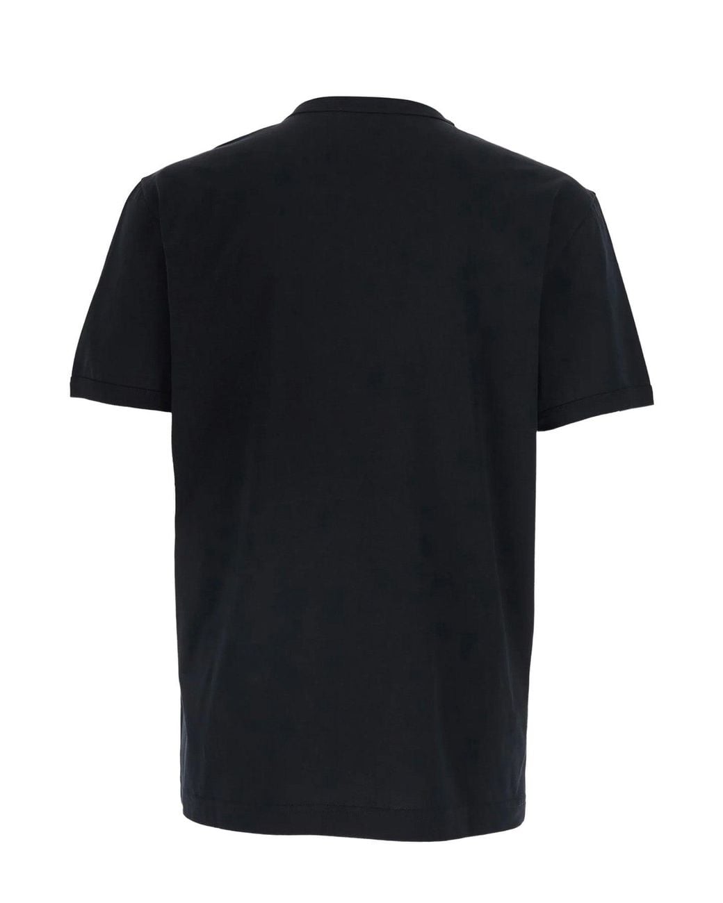 Dolce & Gabbana Black Logo Patch T-Shirt for men