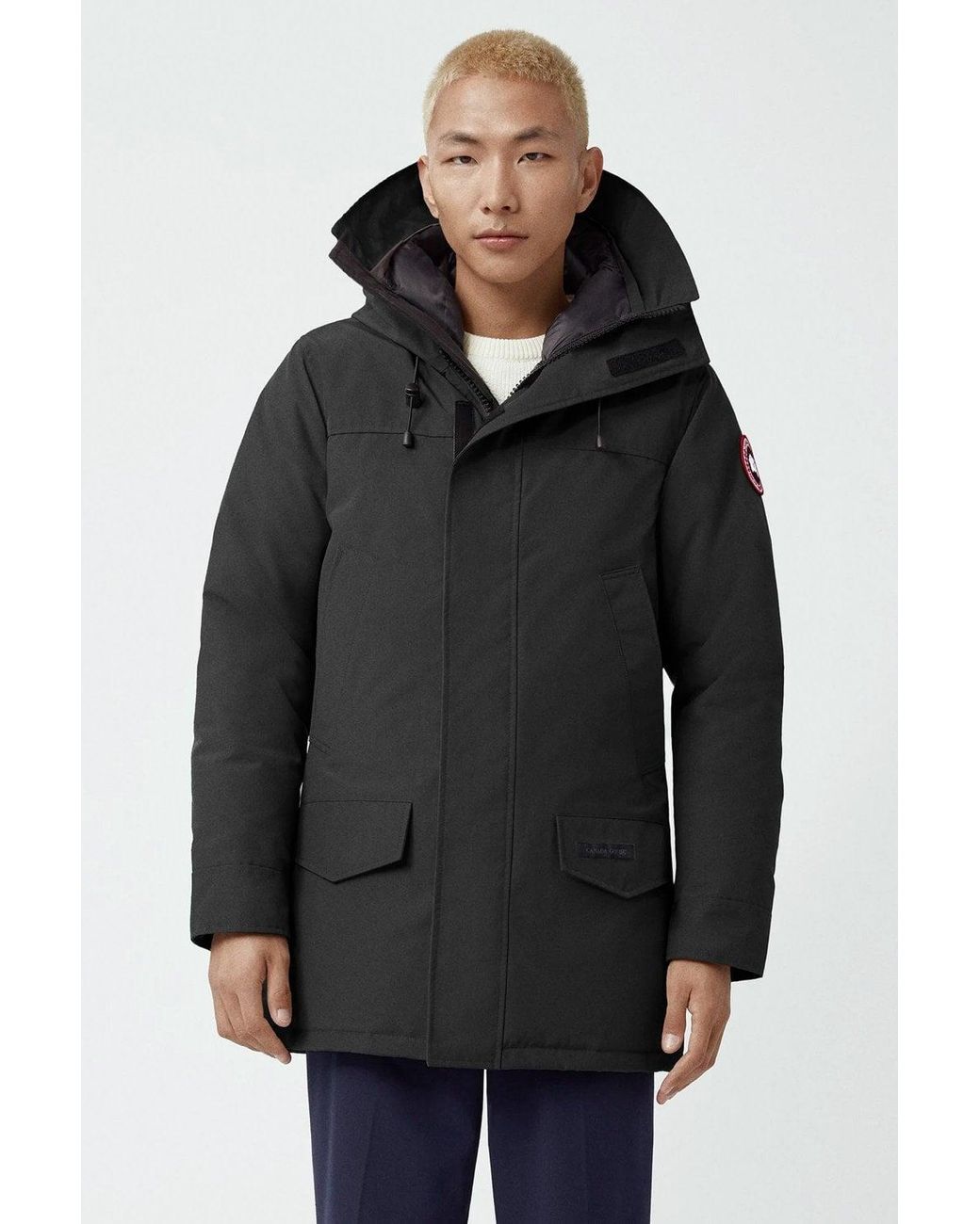 Canada Goose Langford Parka Fusion Fit With Fur in Black for Men Lyst
