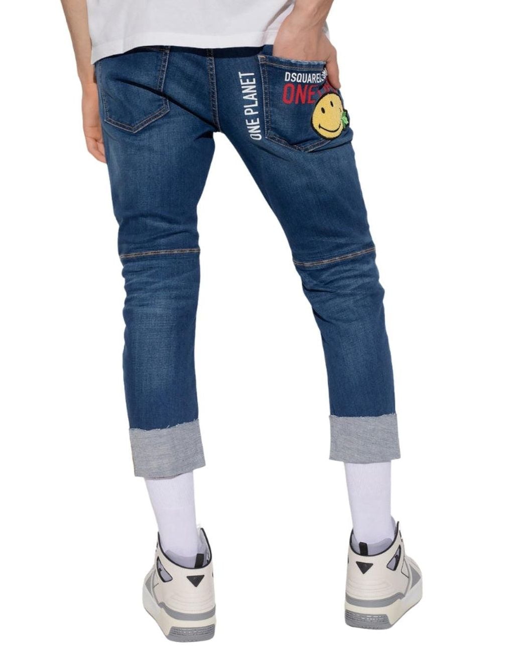 DSquared² Blue Sailor Style Jeans for men