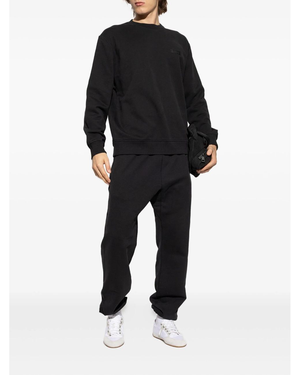 Givenchy Black Logo Patch Sweatshirt for men