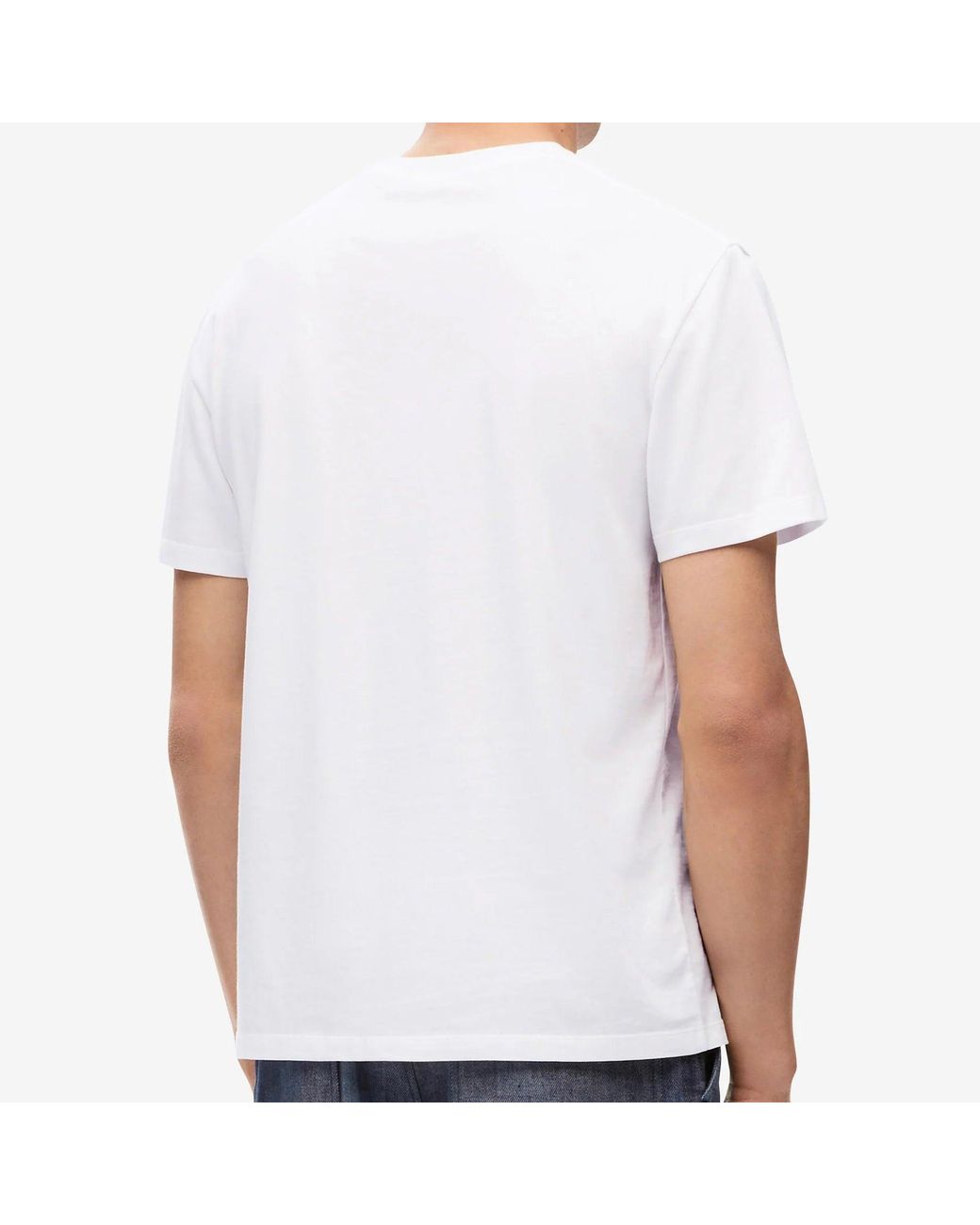 Loewe Anagram Pocket T-Shirt Material_Cotton in White for