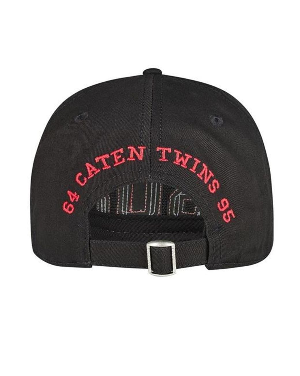 DSquared² Red Dsq2 Maple Leaf Cap Sn22 In Black for men