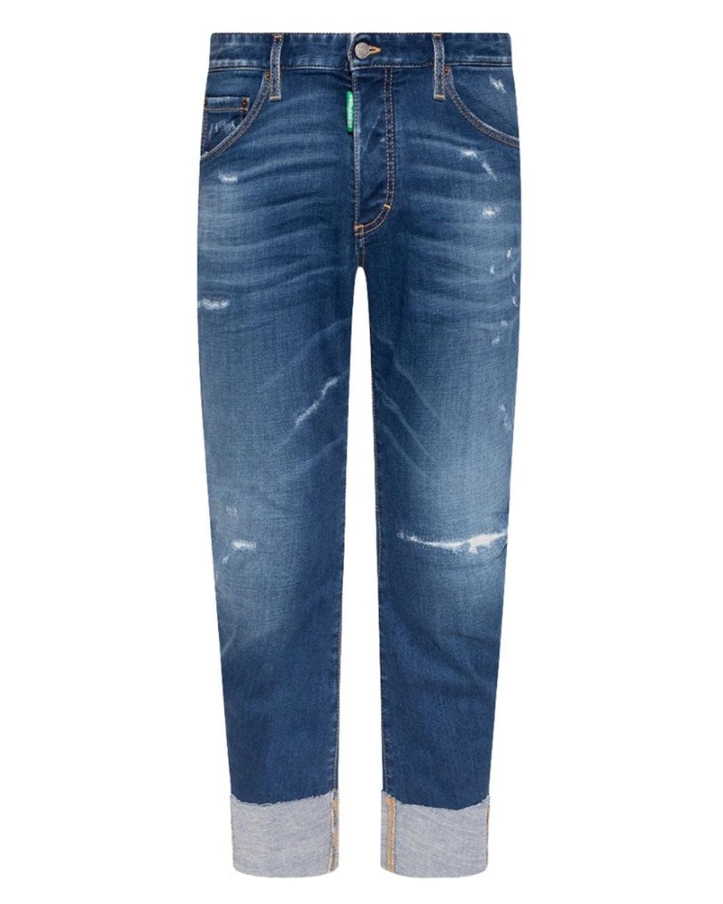 DSquared² Blue Sailor Style Jeans for men