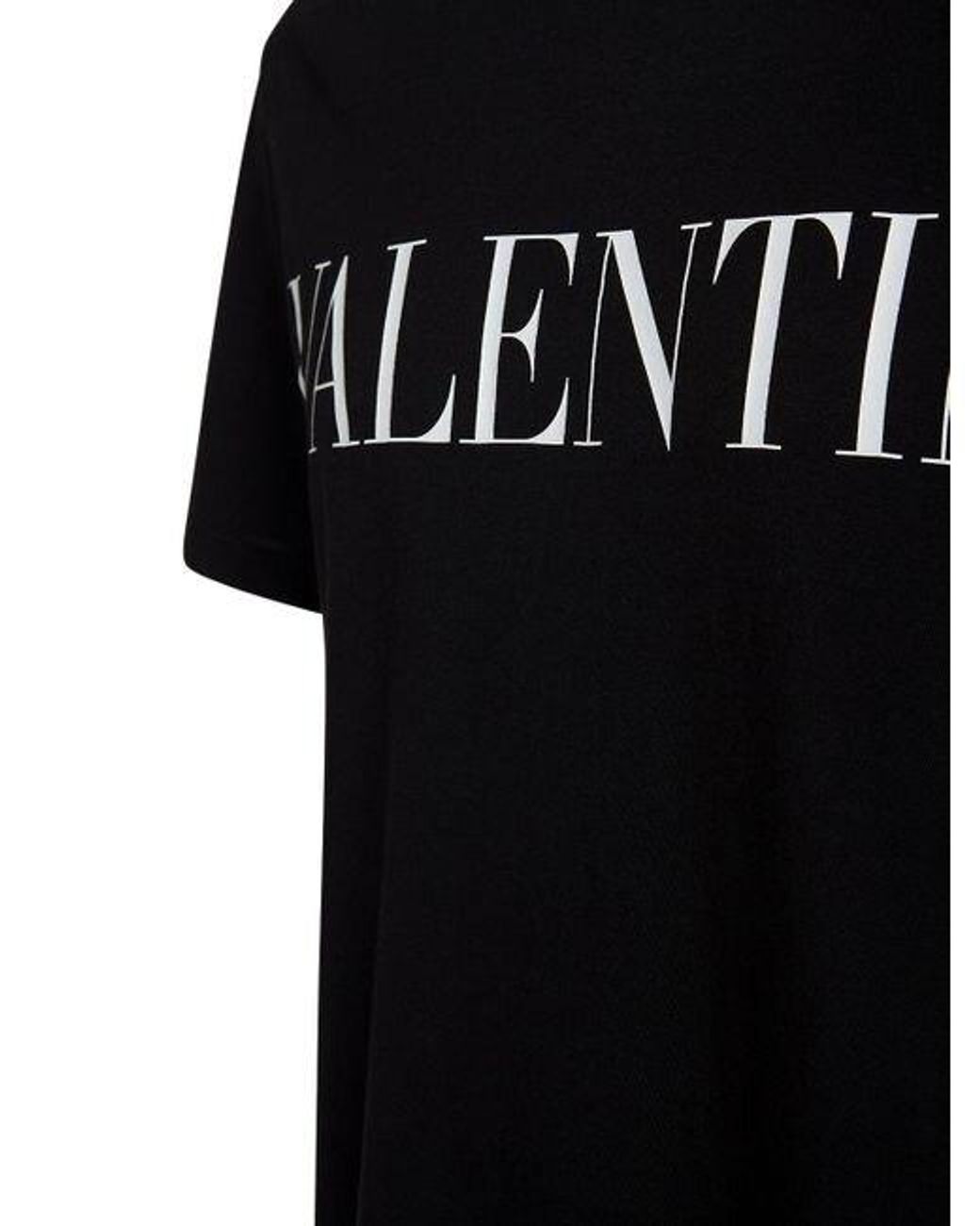 valentino-Black-Logo-Print-