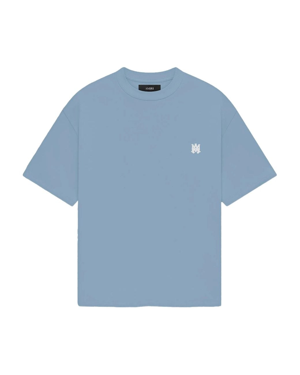 Amiri Blue 'Ma' Logo Skater T-Shirt for men