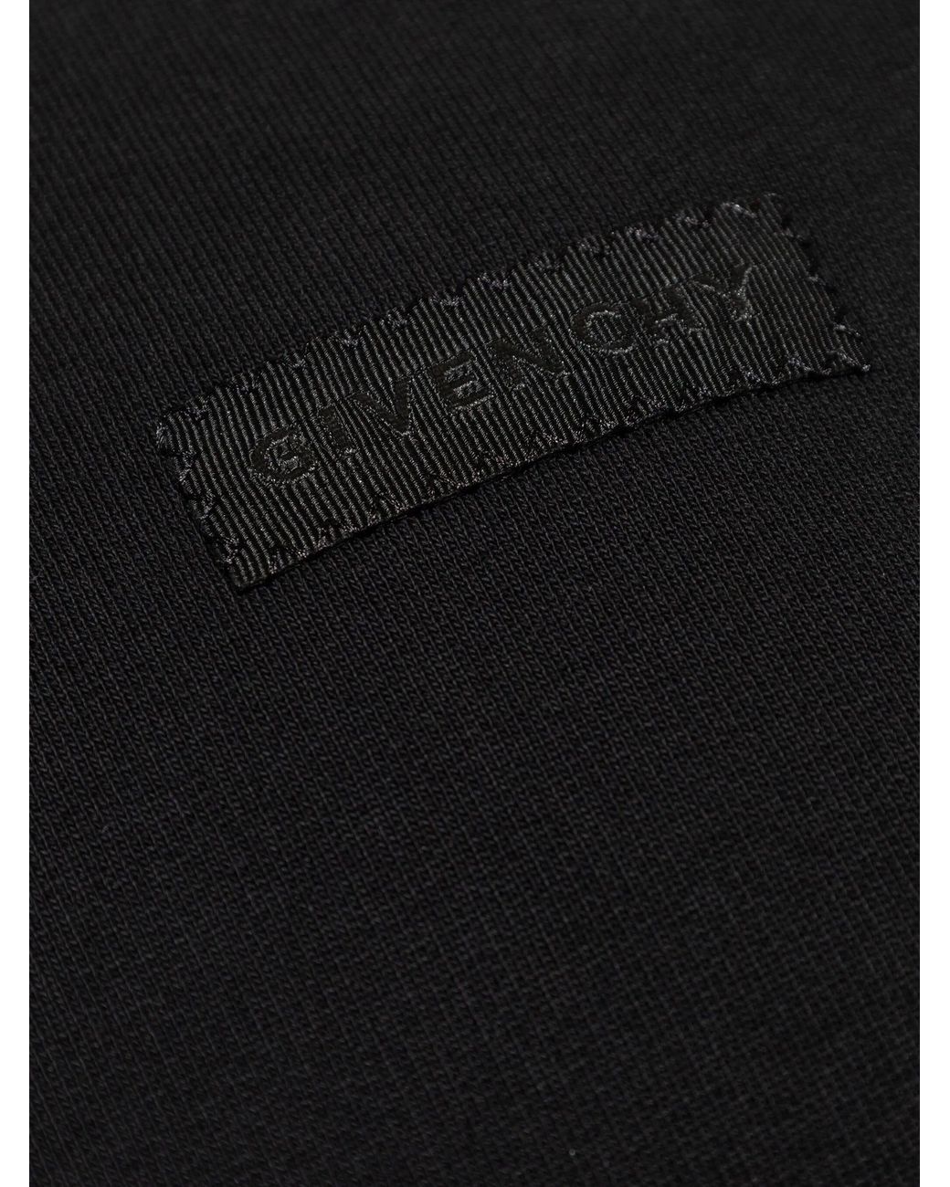 Givenchy Black Logo Patch Sweatshirt for men