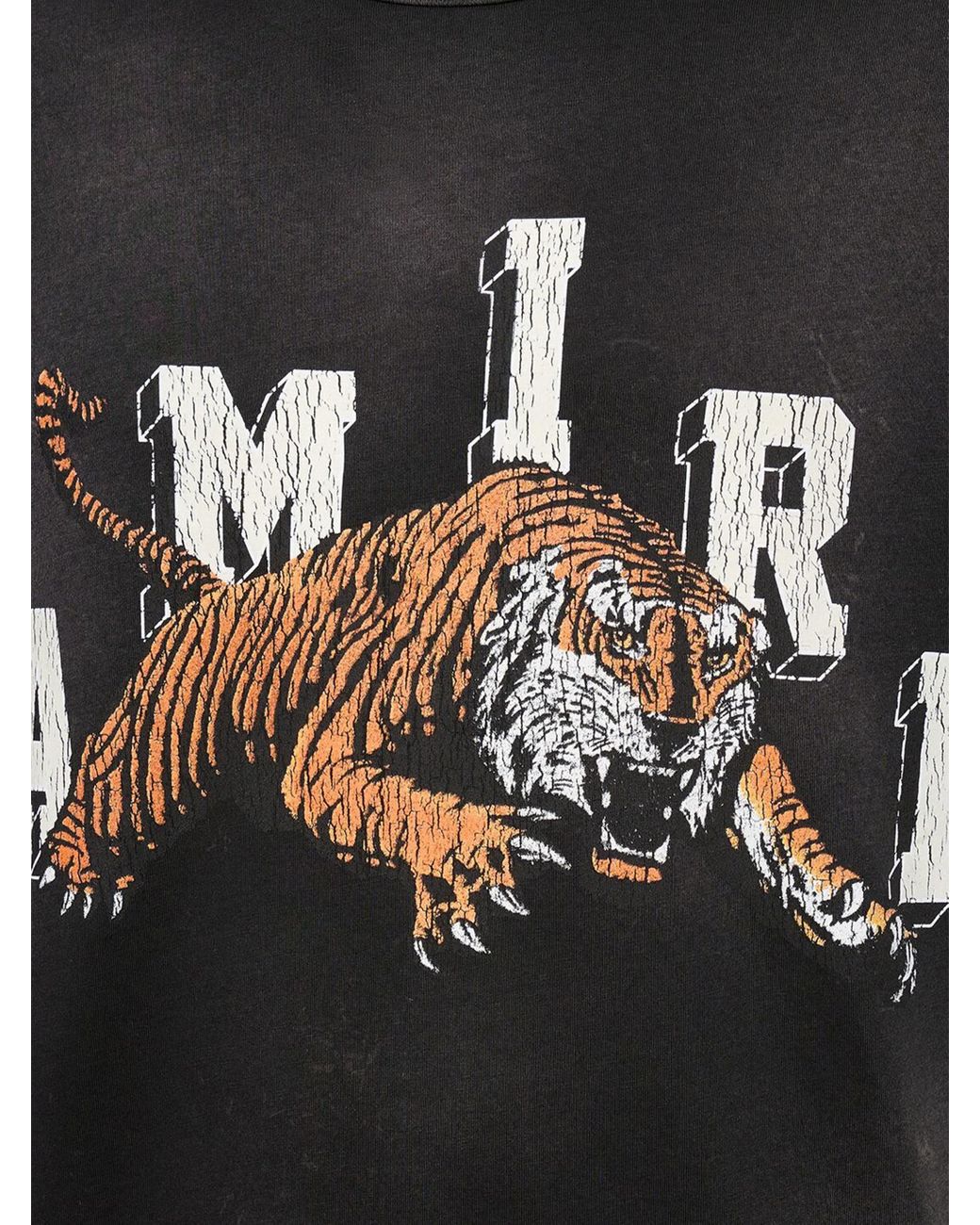 Amiri Vintage Tiger Tシャツ ブラック タイガープリントが魅力 org.jpg