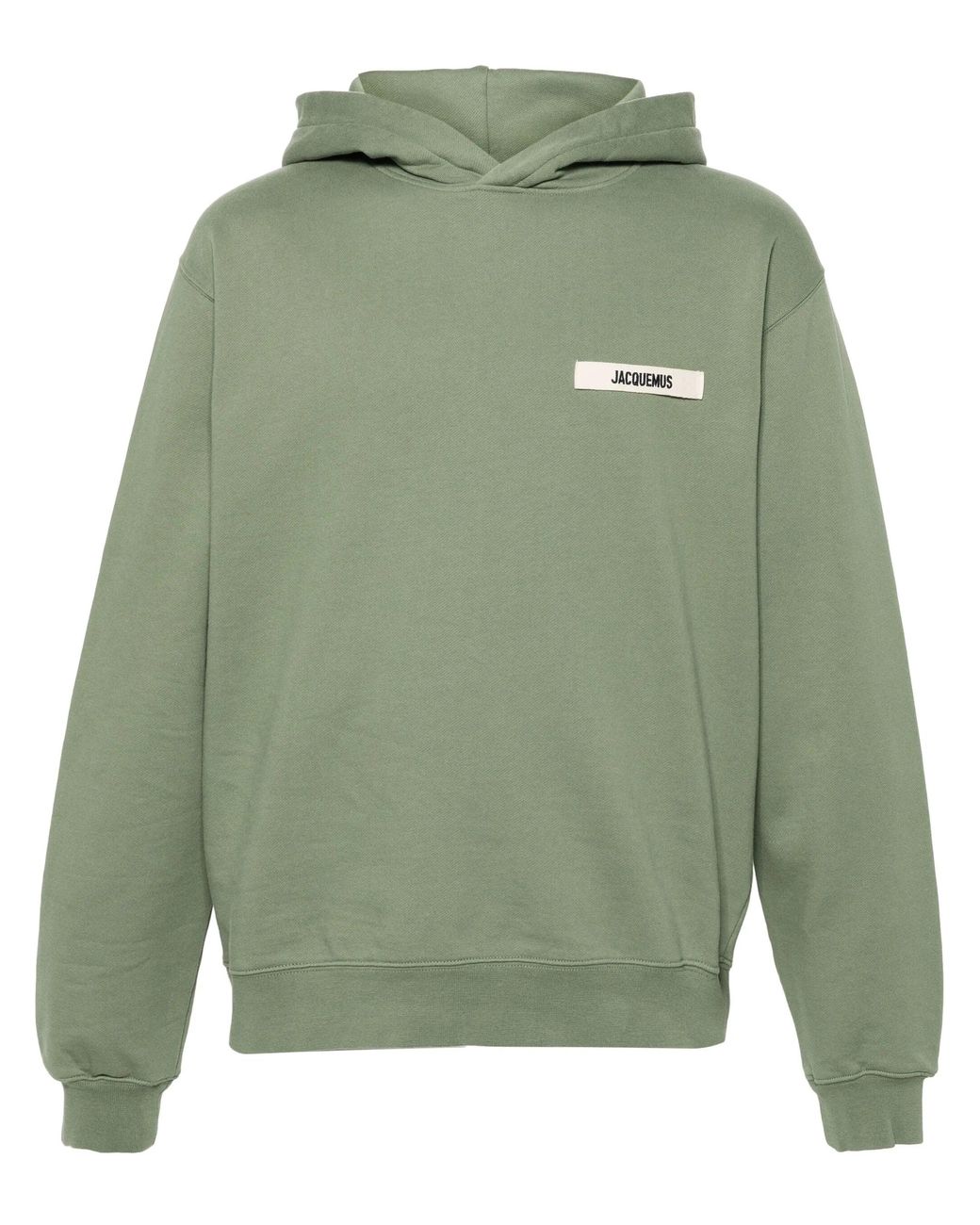 Jacquemus Green Gros Grain Patch Logo La Casa Hoodie for men