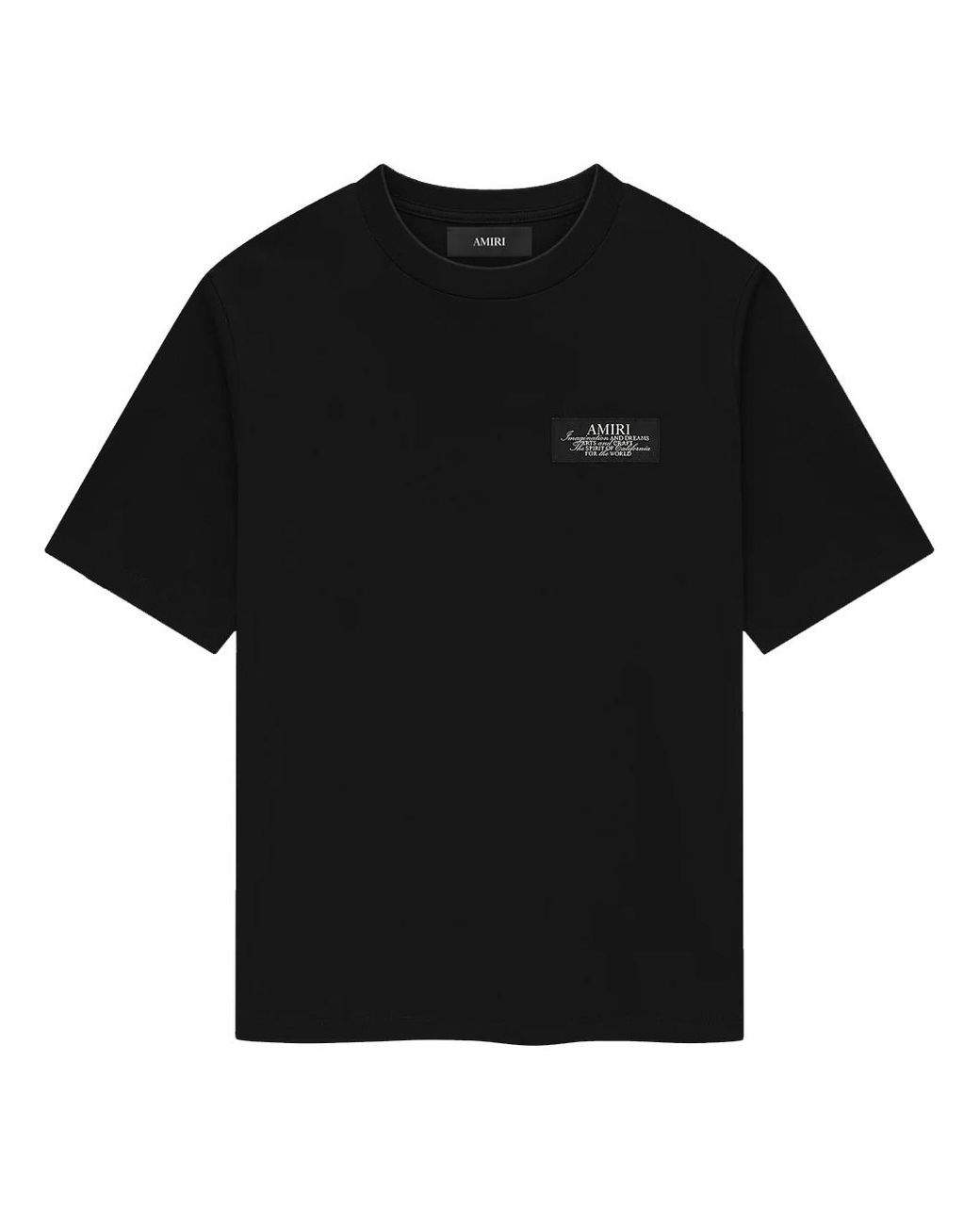 Amiri Black Spirit Logo T-Shirt for men