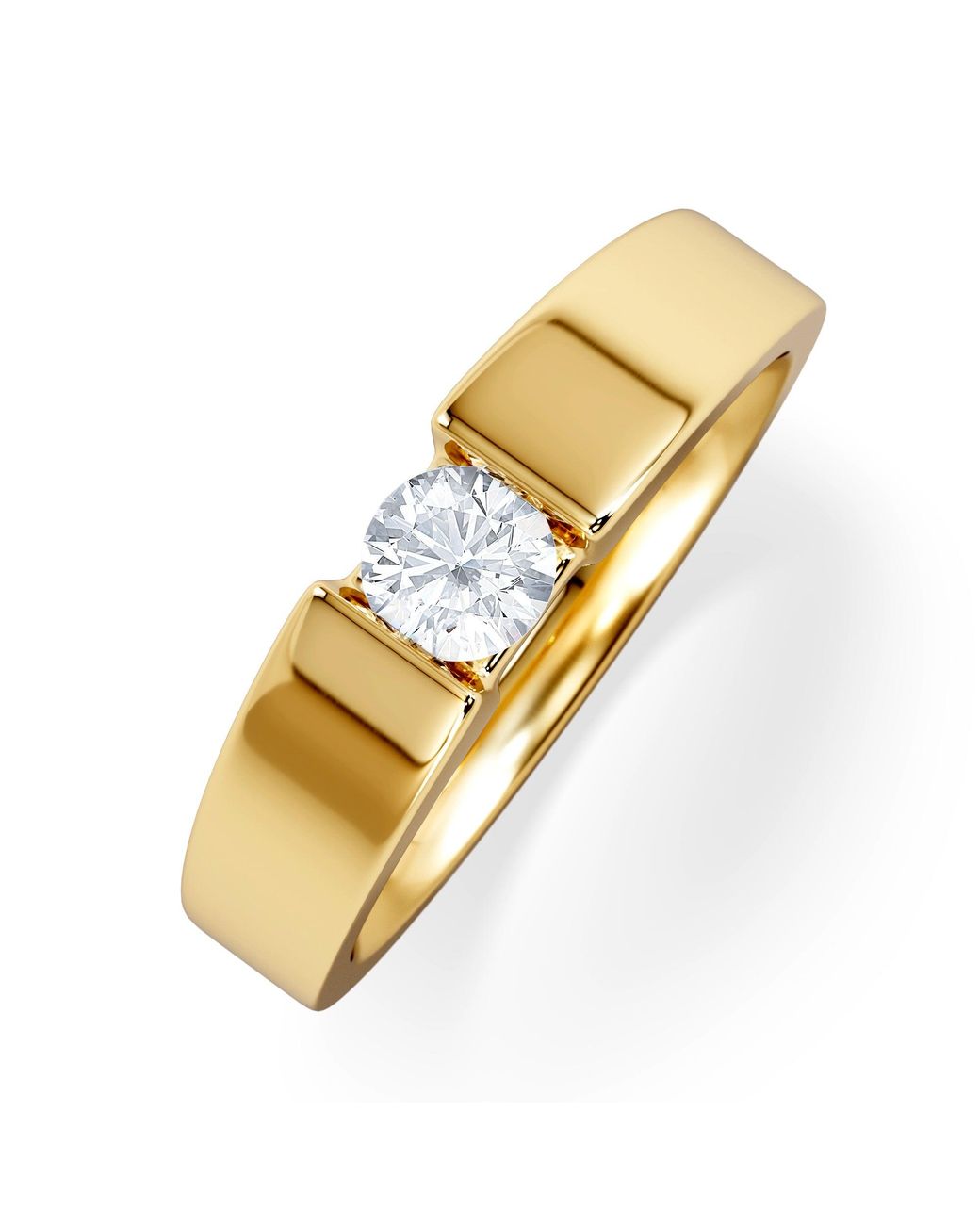 The Diamond Store Metallic Certified Jessica 18K Diamond Engagement Ring 0.33Ct
