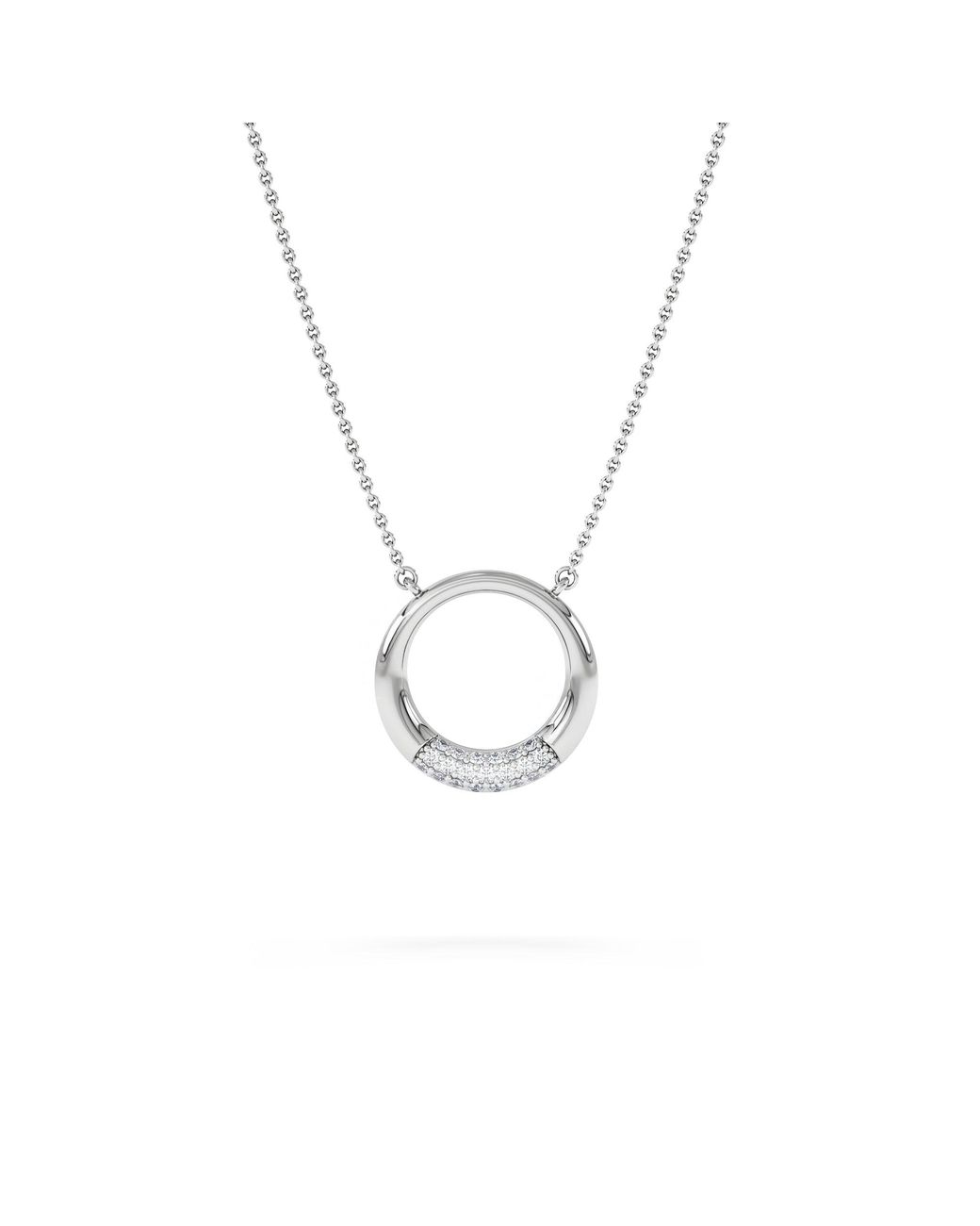 The Diamond Store Metallic Luna 0.30Ct Lab Diamond Necklace