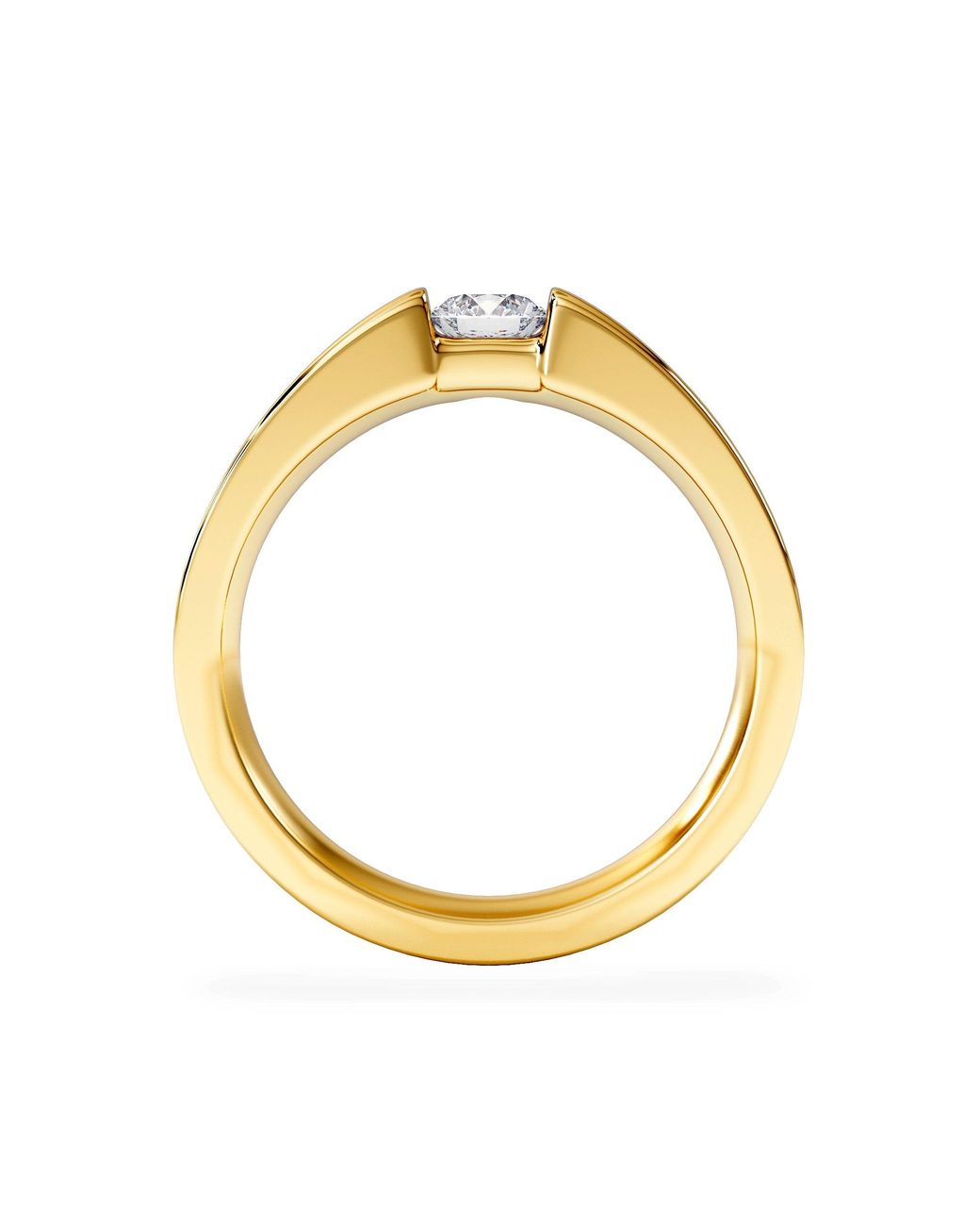The Diamond Store Metallic Certified Jessica 18K Diamond Engagement Ring 0.33Ct