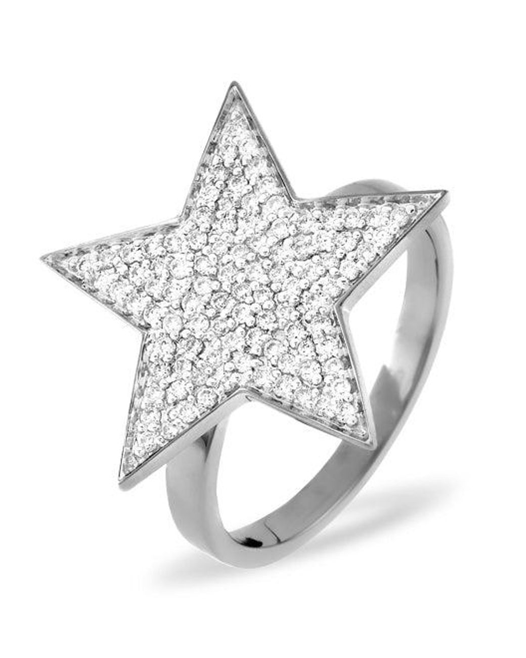 The Diamond Store Metallic 18K Diamond Ring 0.40Ct H/Si