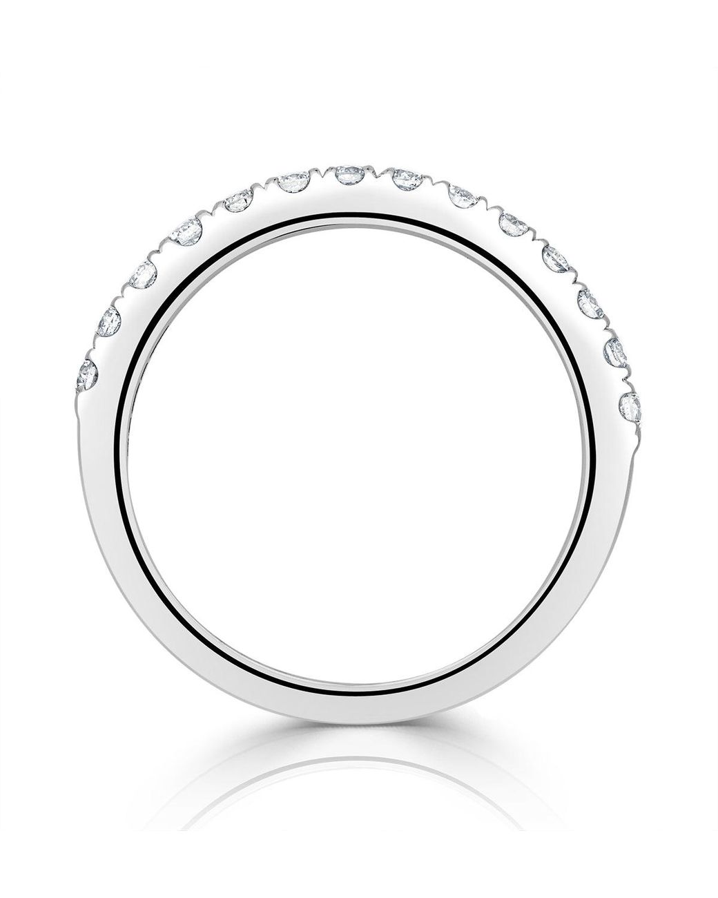 The Diamond Store Metallic Meghan Matching Wedding Band 0.30Ct G/Si Diamond