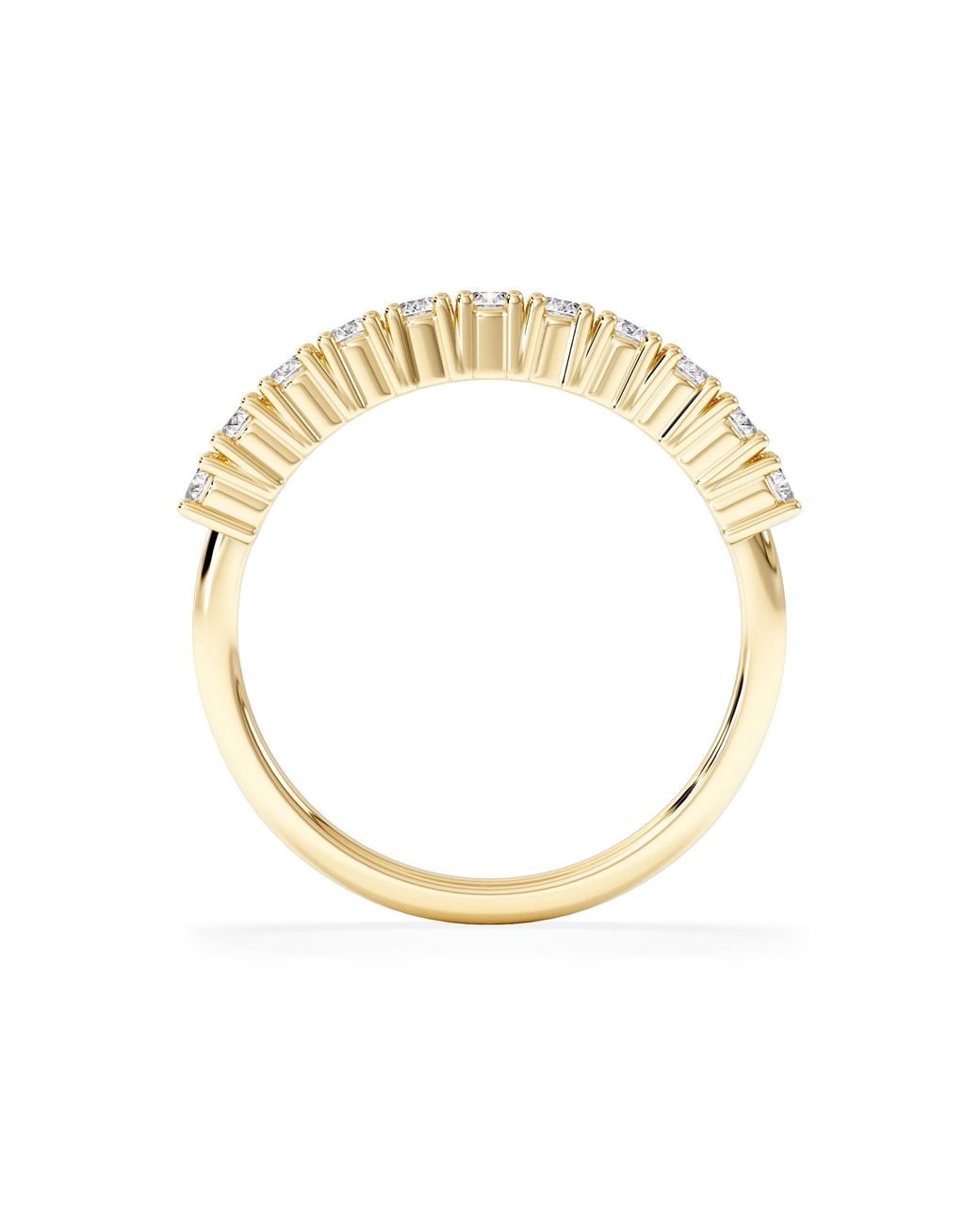 The Diamond Store Metallic Twilight Lab Diamond Half Eternity Ring 0.50Ct