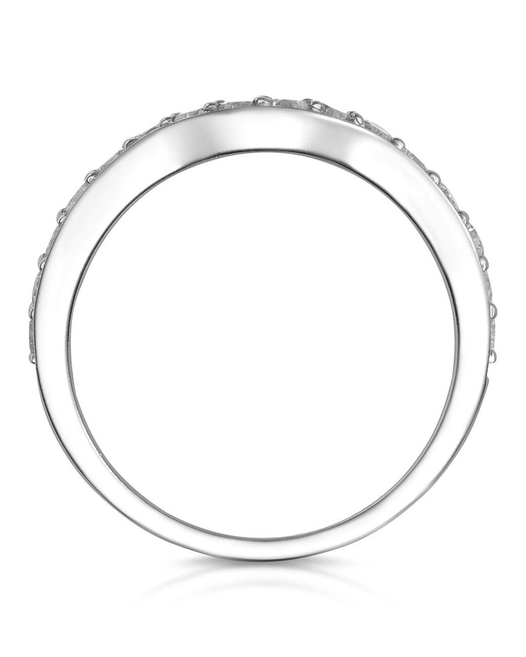 The Diamond Store Metallic Seraphina Matching Wedding Band 0.46Ct H/Si Diamond