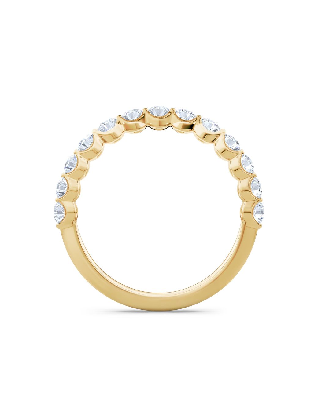 The Diamond Store Metallic Mira 0.50Ct Lab Diamond Half Eternity Ring