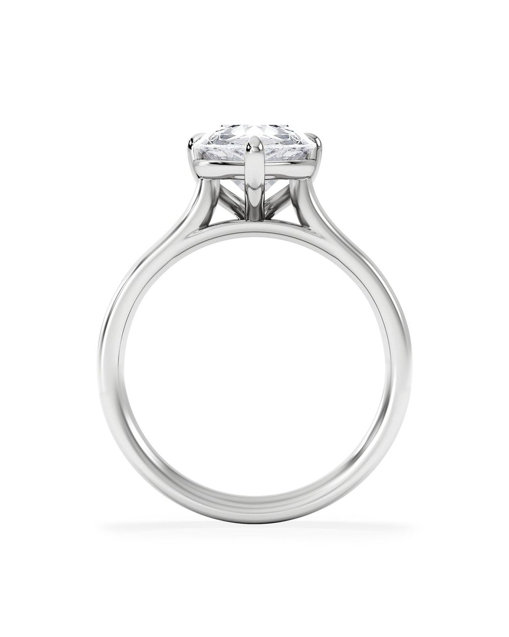 The Diamond Store White Amora Pear 3.00Ct Lab Diamond Engagement Ring G/Vs Set