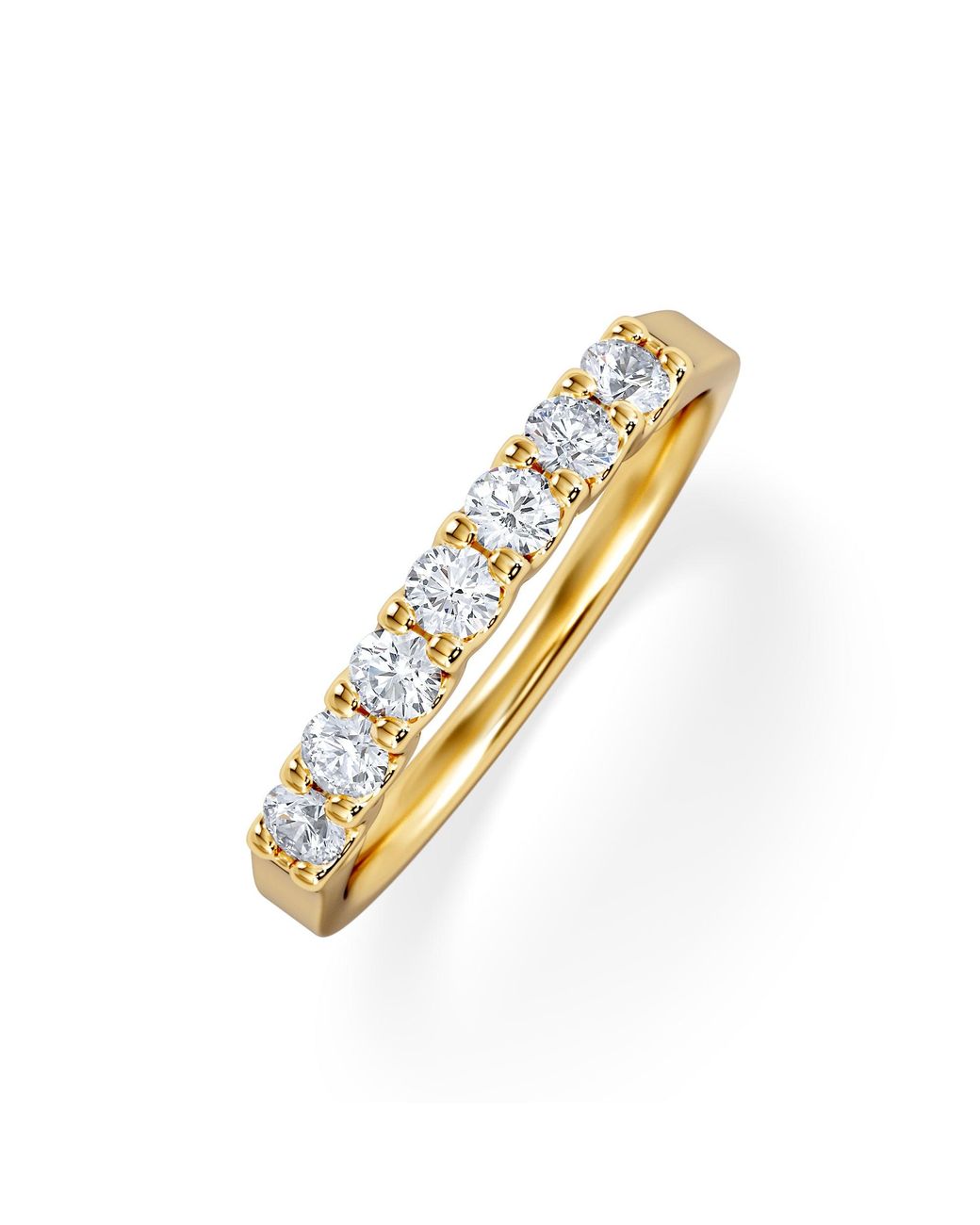 The Diamond Store Metallic Chloe 18K Diamond Eternity Ring 0.50Ct G/Vs