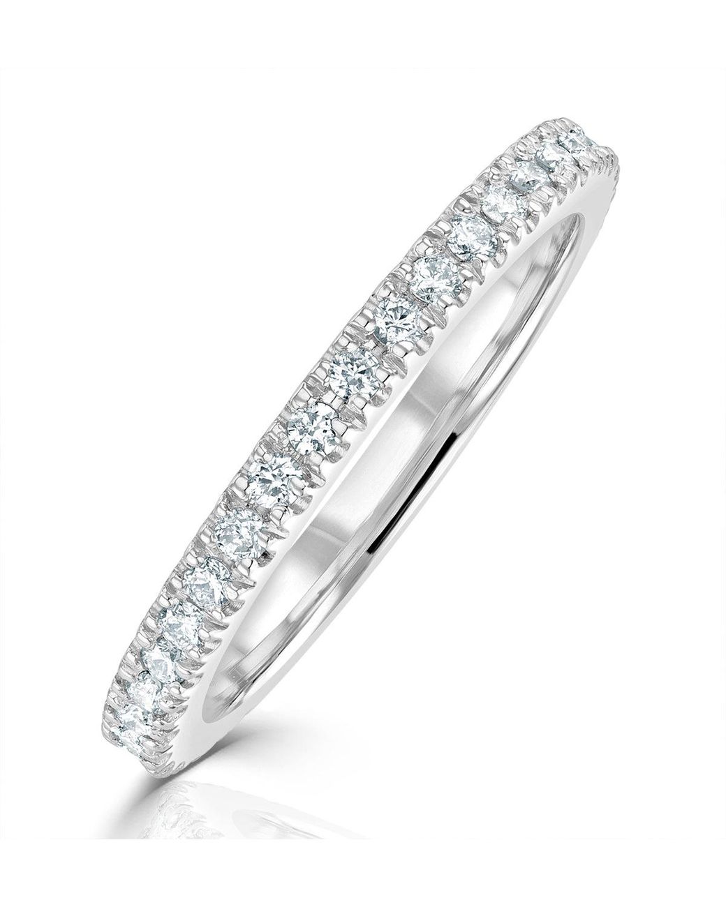 The Diamond Store Metallic Reina Matching Wedding Band 0.35Ct G/Si Diamond