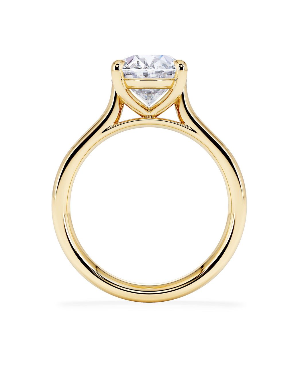 The Diamond Store Metallic Amora Oval 3.00Ct Lab Diamond Engagement Ring G/Vs1 Set