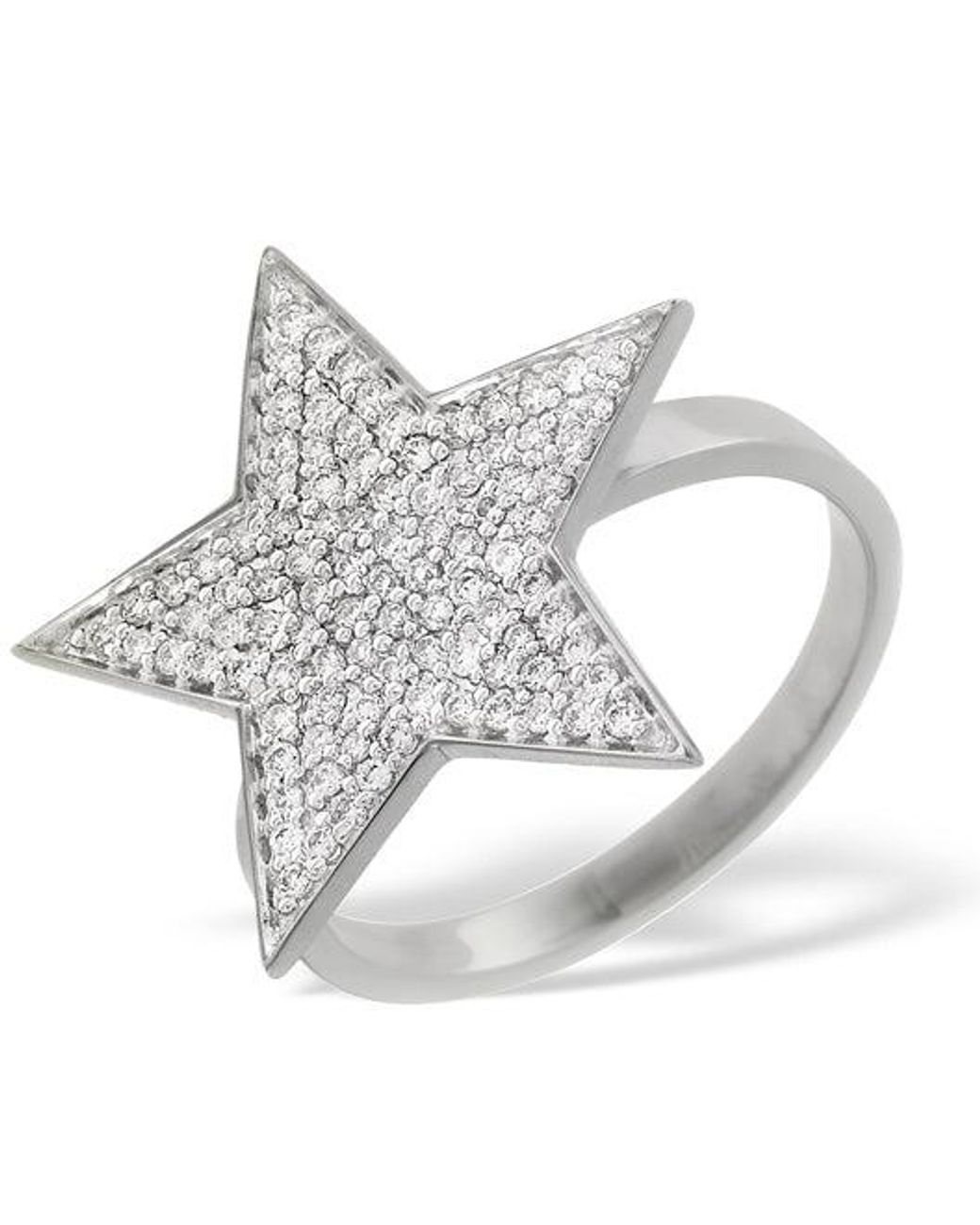 The Diamond Store Metallic 18K Diamond Ring 0.40Ct H/Si