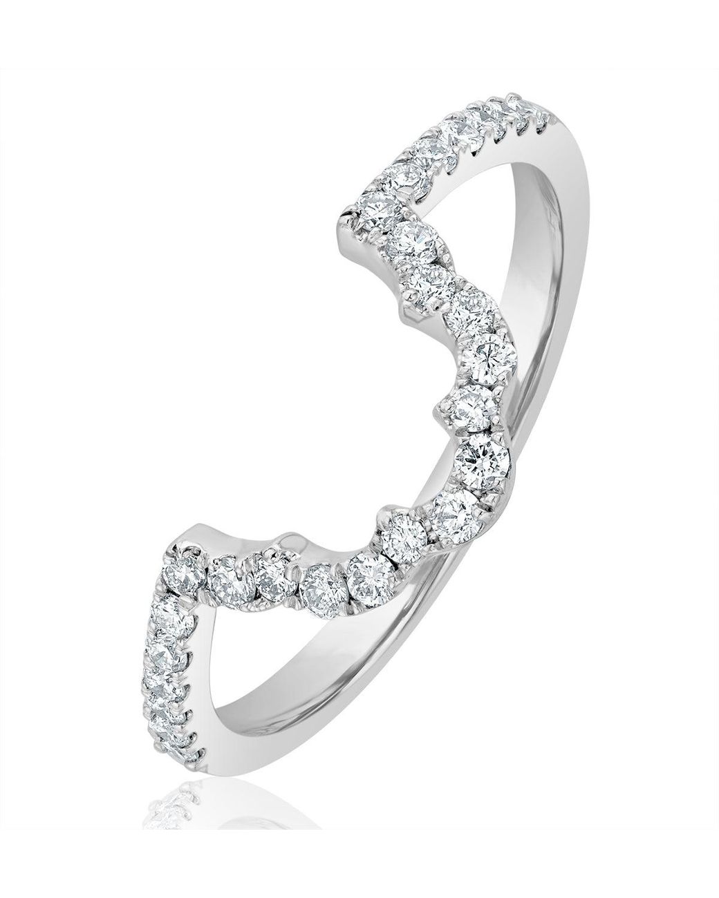 The Diamond Store Metallic Fet27 Matching Wedding Band Diamond 0.30Ct H/Si