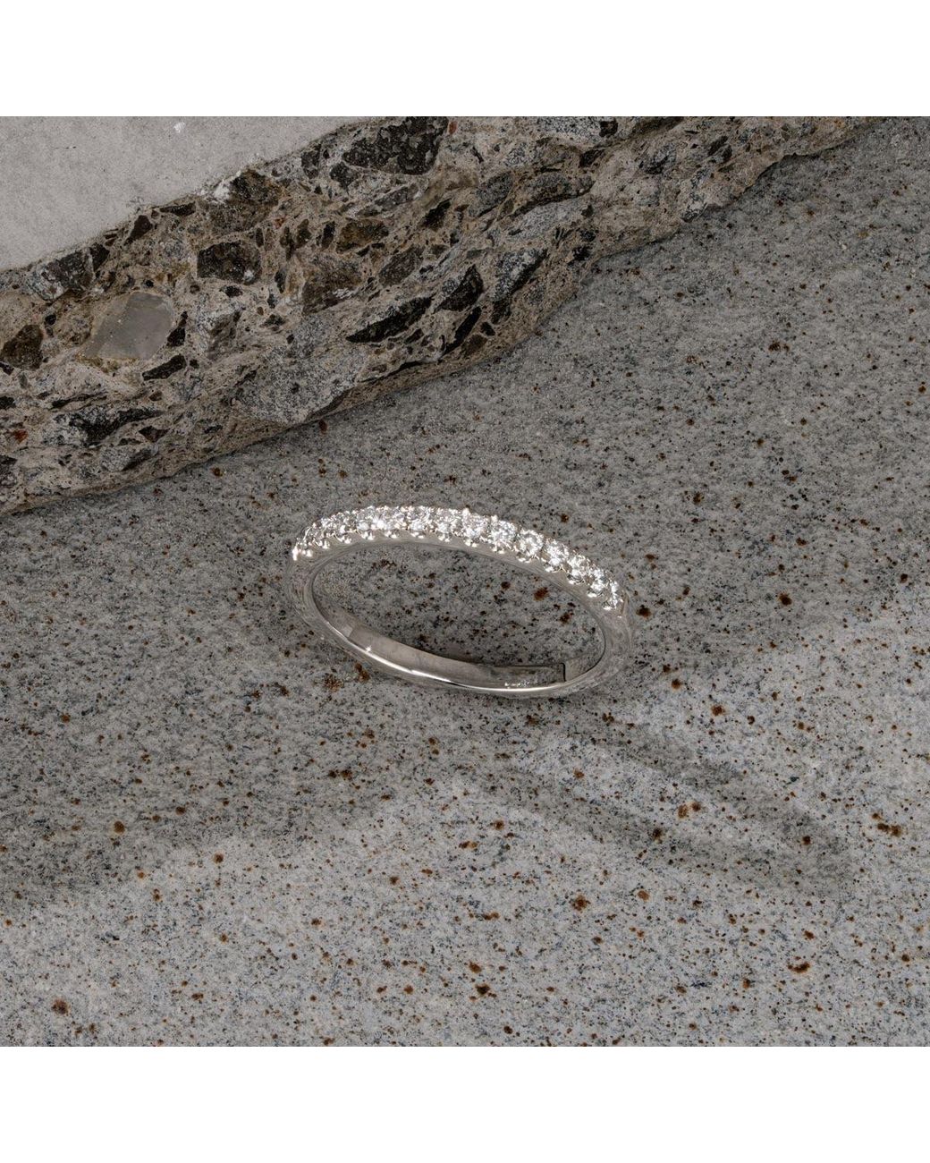 The Diamond Store Metallic Beatrice Matching Wedding Band 0.30Ct G/Si Diamond