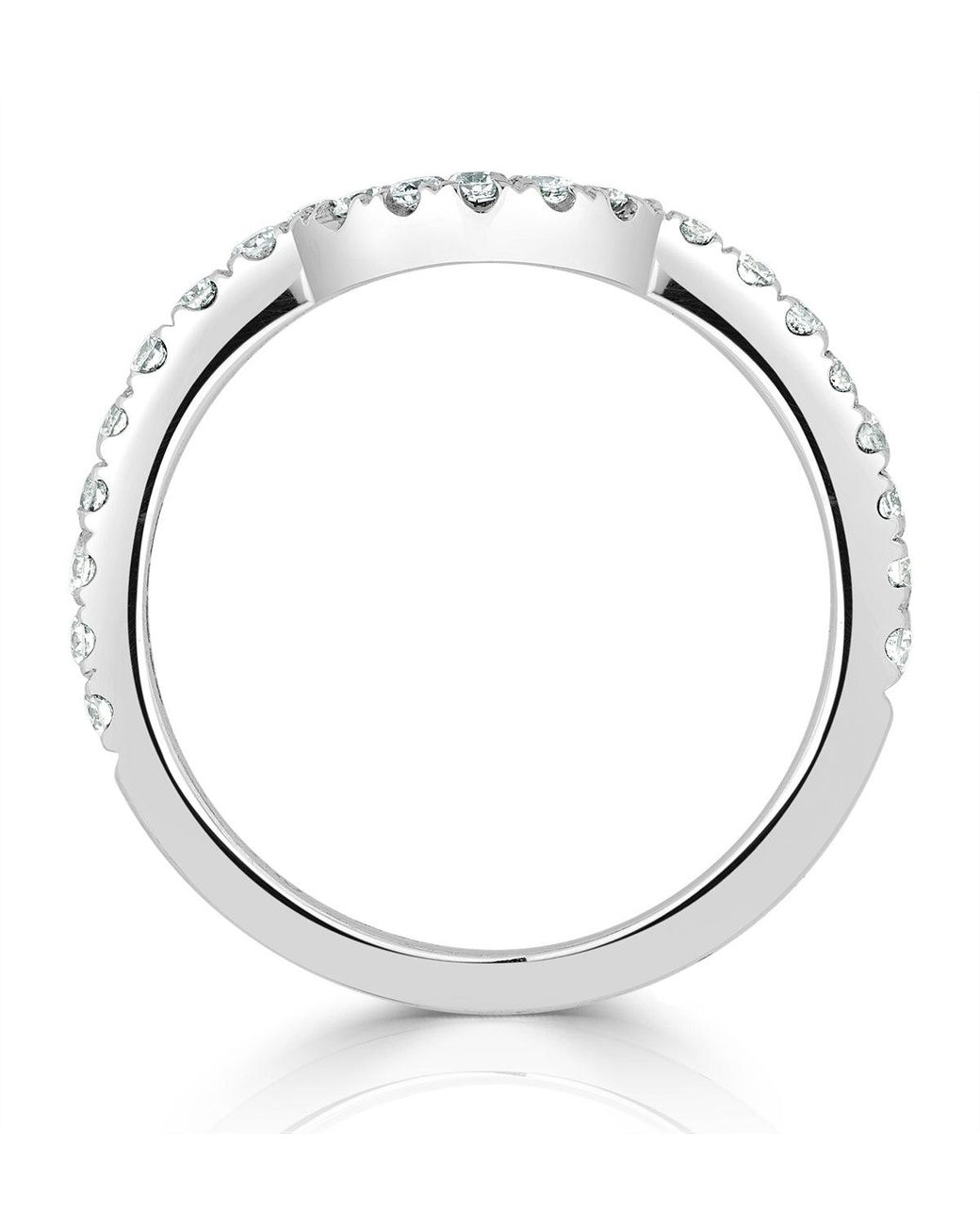 The Diamond Store Metallic Diana Matching Wedding Band 0.40 Ct G/Si Diamond