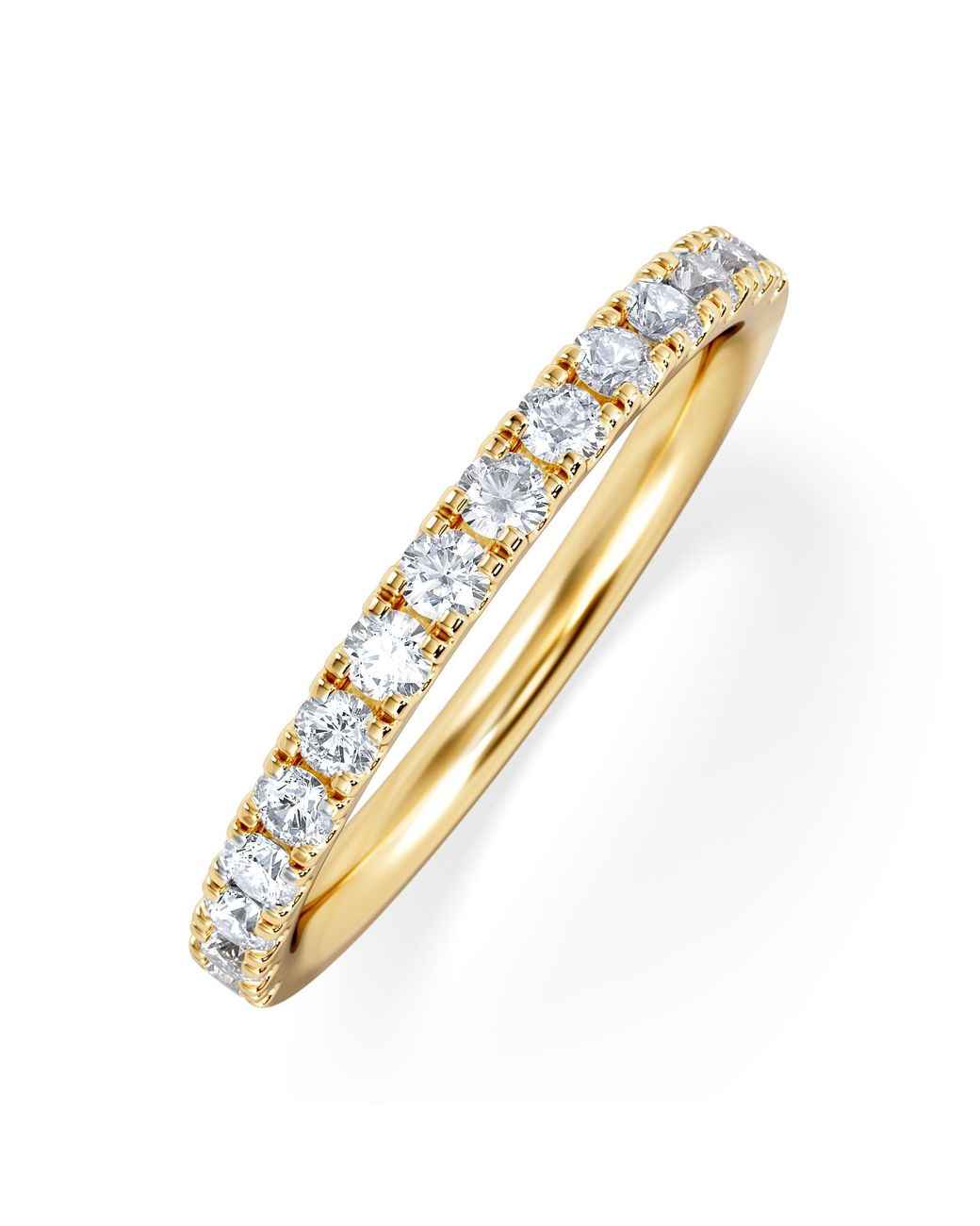 The Diamond Store Metallic 15 Stone Chloe 18K Diamond Eternity Ring 0.50Ct G/Vs