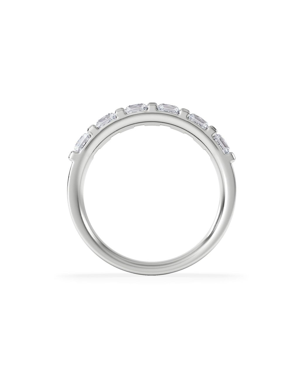 The Diamond Store White Olivia 18K Diamond Eternity Ring 1.00Ct G/Vs