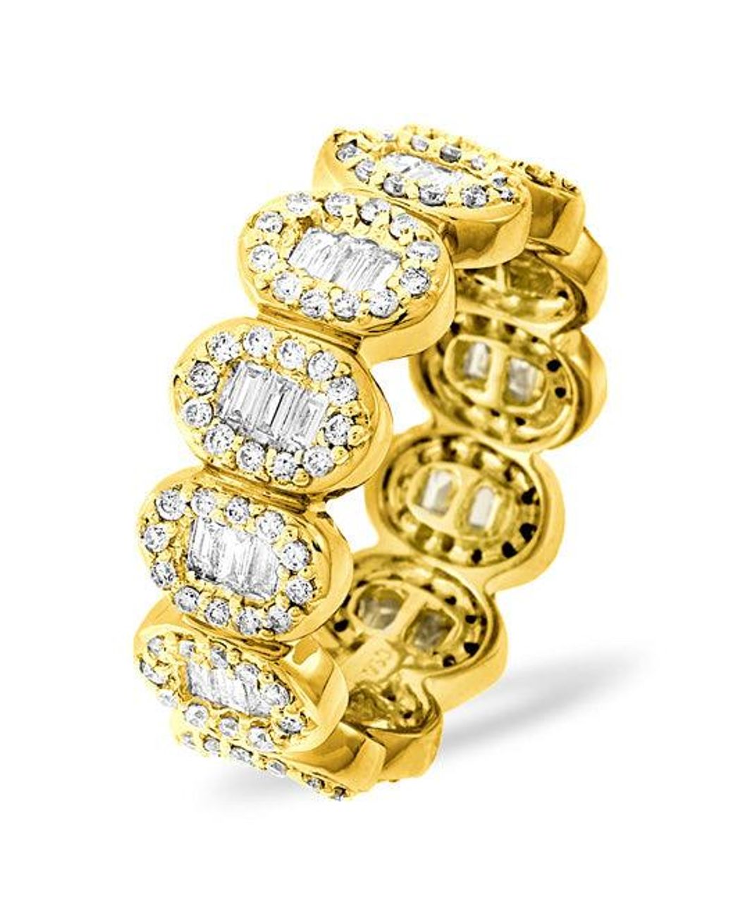 The Diamond Store Metallic Eternity Ring Sophie 18K Diamond 1.50Ct G/Vs