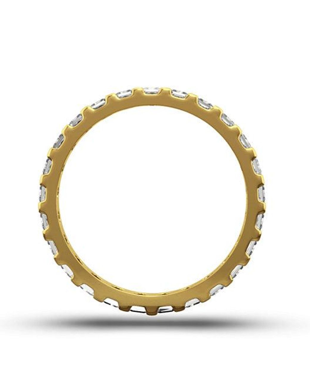 The Diamond Store Metallic Eternity Ring Olivia 18K Diamond 2.00Ct H/Si