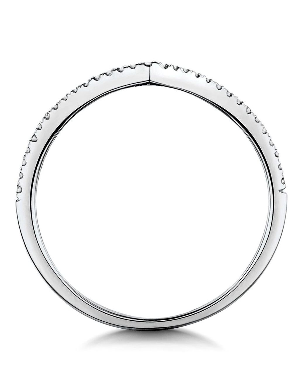 The Diamond Store Metallic Stellato Collection Diamond Wishbone Ring 0.12Ct