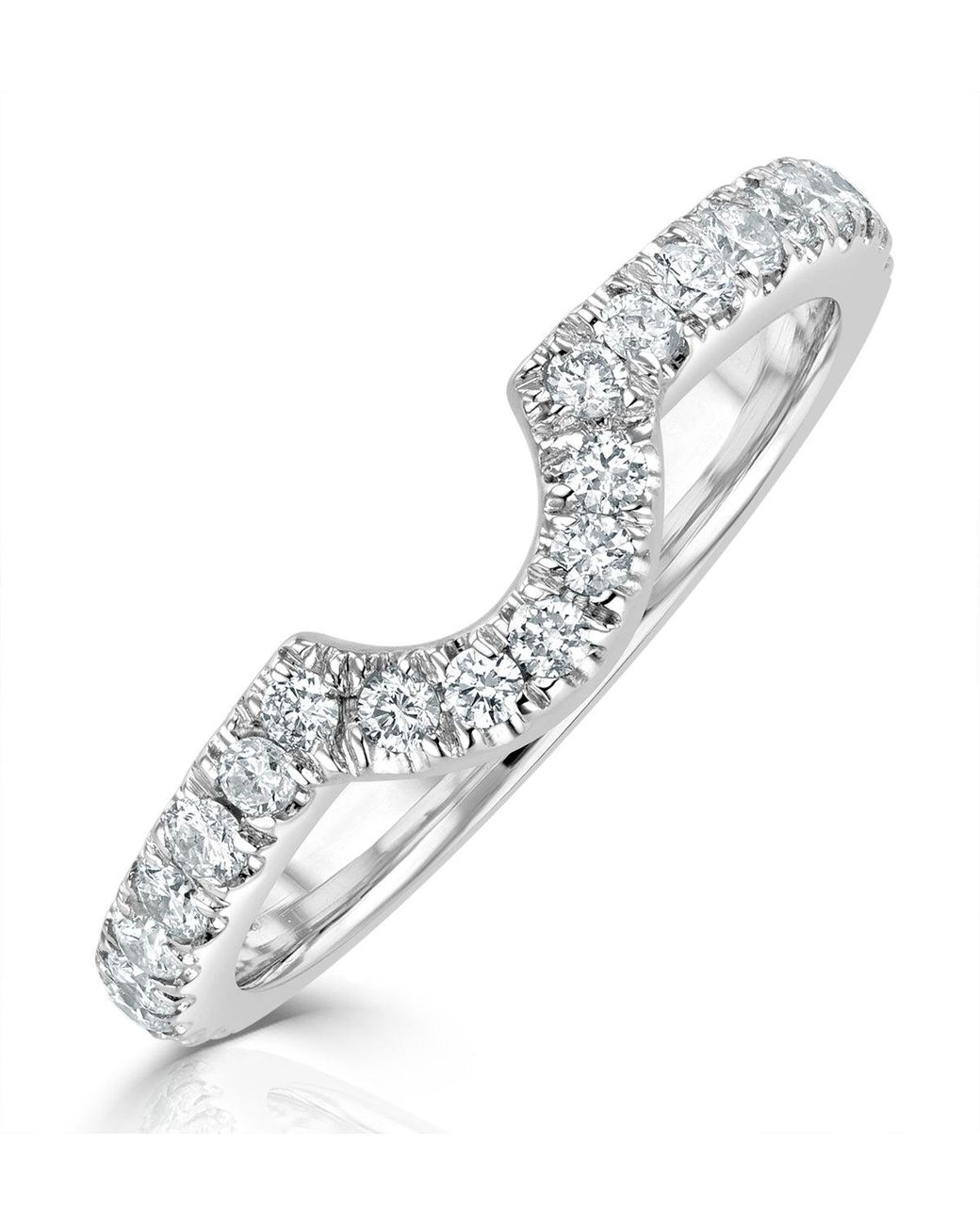 The Diamond Store Metallic Diana Matching Wedding Band 0.40 Ct G/Si Diamond