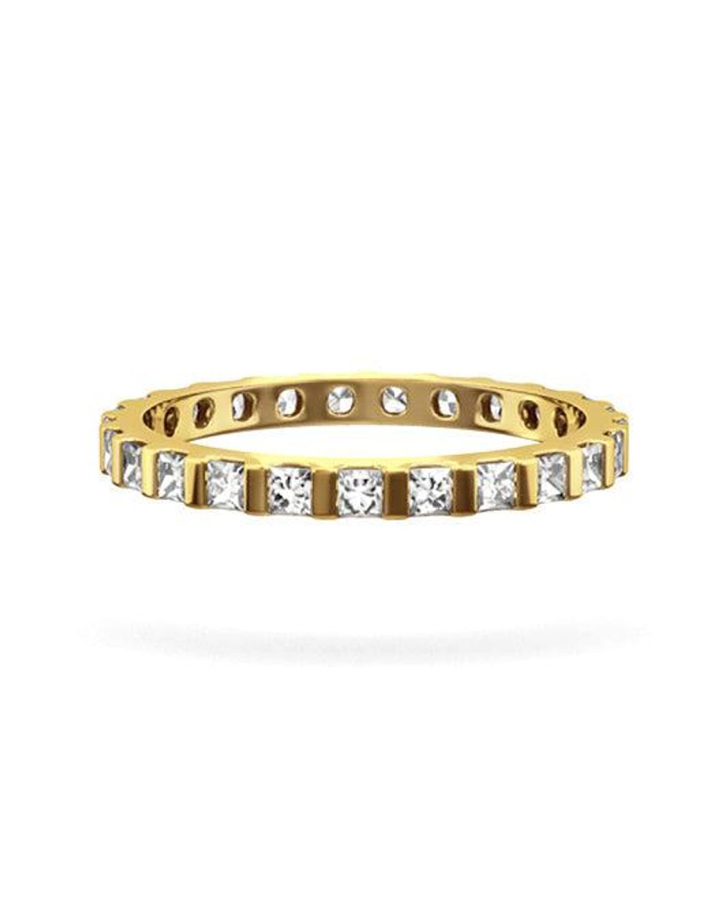 The Diamond Store Metallic Eternity Ring Olivia 18K Diamond 2.00Ct H/Si