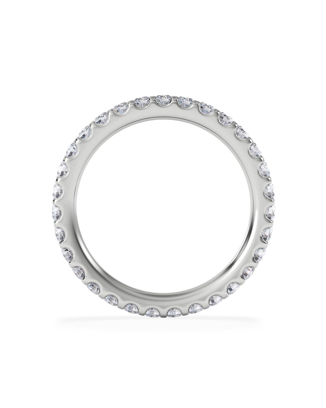 The Diamond Store White Eternity Ring Erin 18K Diamond 1.00Ct H/Si