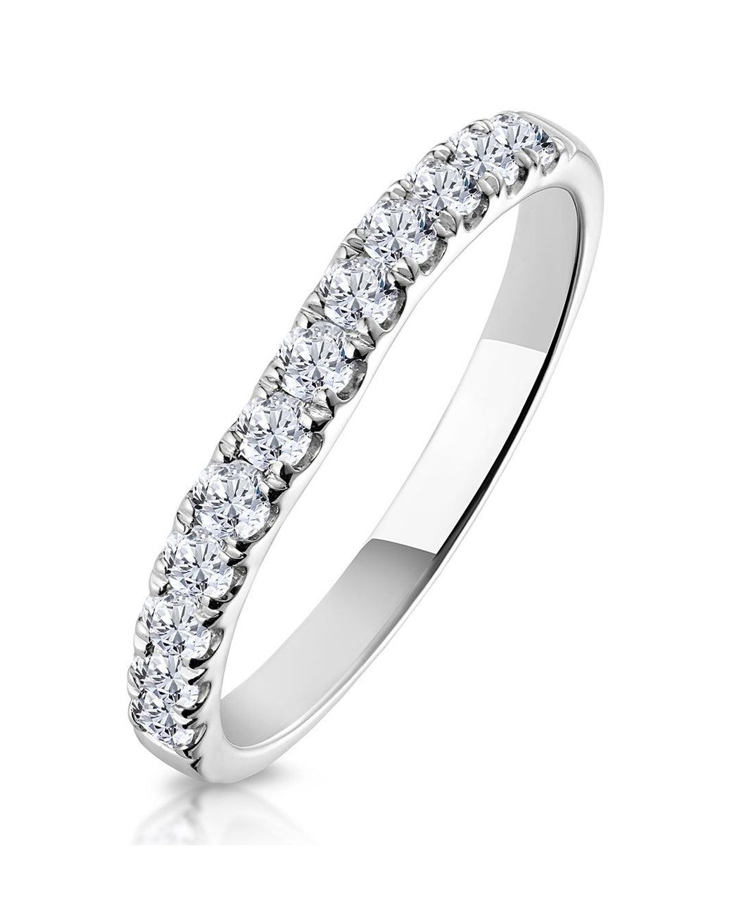 The Diamond Store Metallic Talia Matching Wedding Band 0.35Ct H/Si Diamond