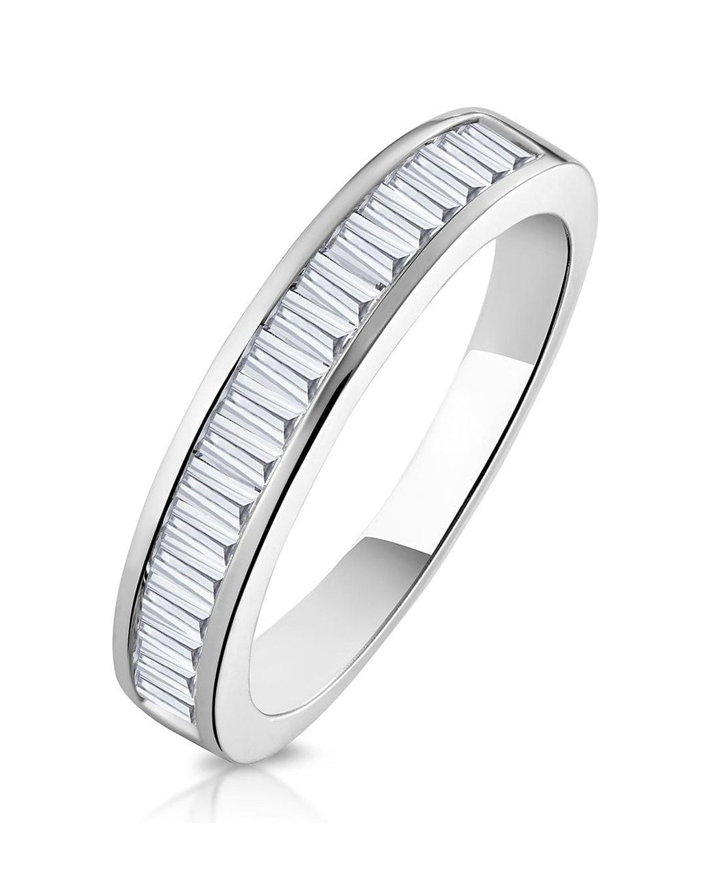 The Diamond Store Metallic Yasmin Matching Wedding Band 0.65Ct H/Si Diamond